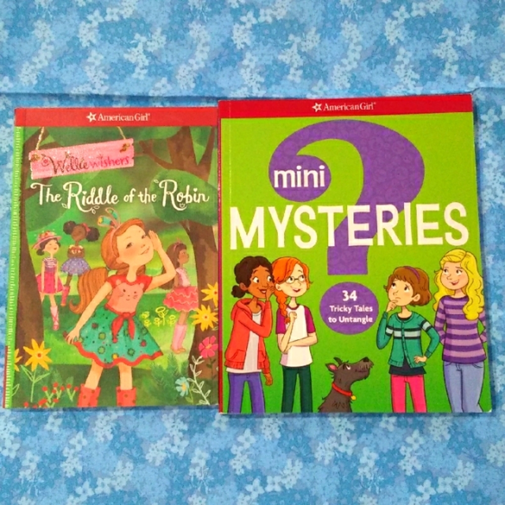 American Girl Books Set Riddle Of Robin + Mini Mysteries